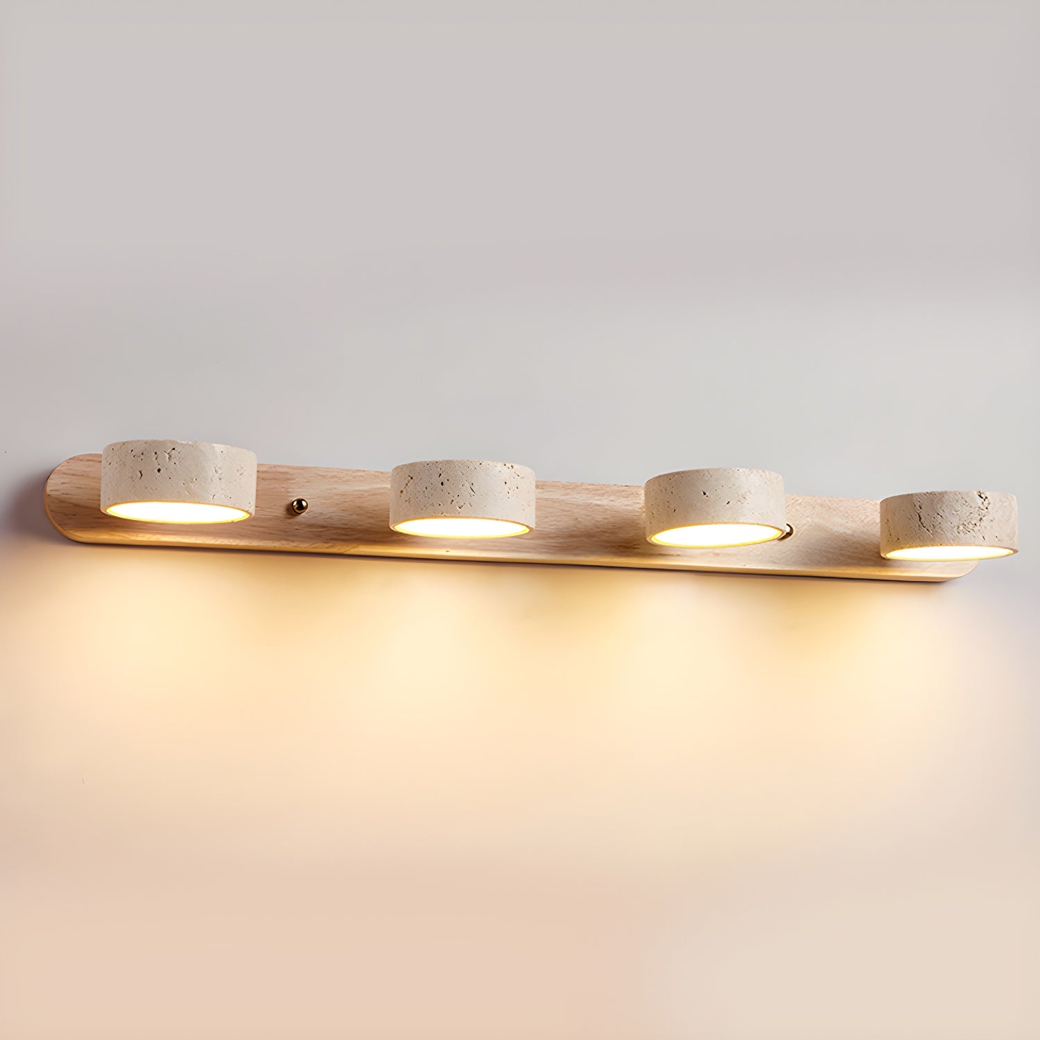 Voloreth Minimalist Travertine Wall Light