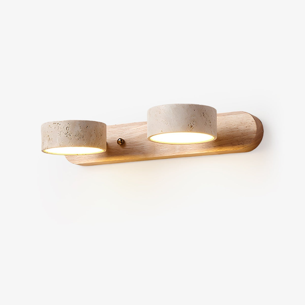 Voloreth Minimalist Travertine Wall Light