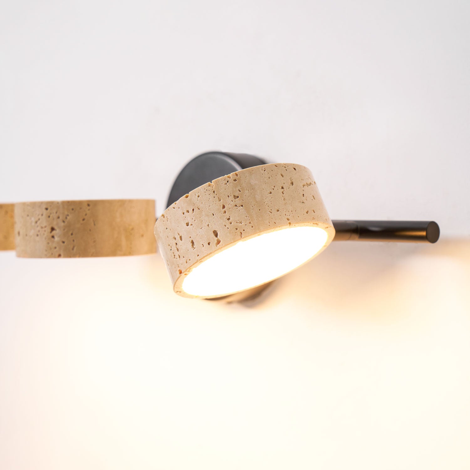 Ceshair Wall Light Multi Head Travertine Vanity Light - Neutral Decor