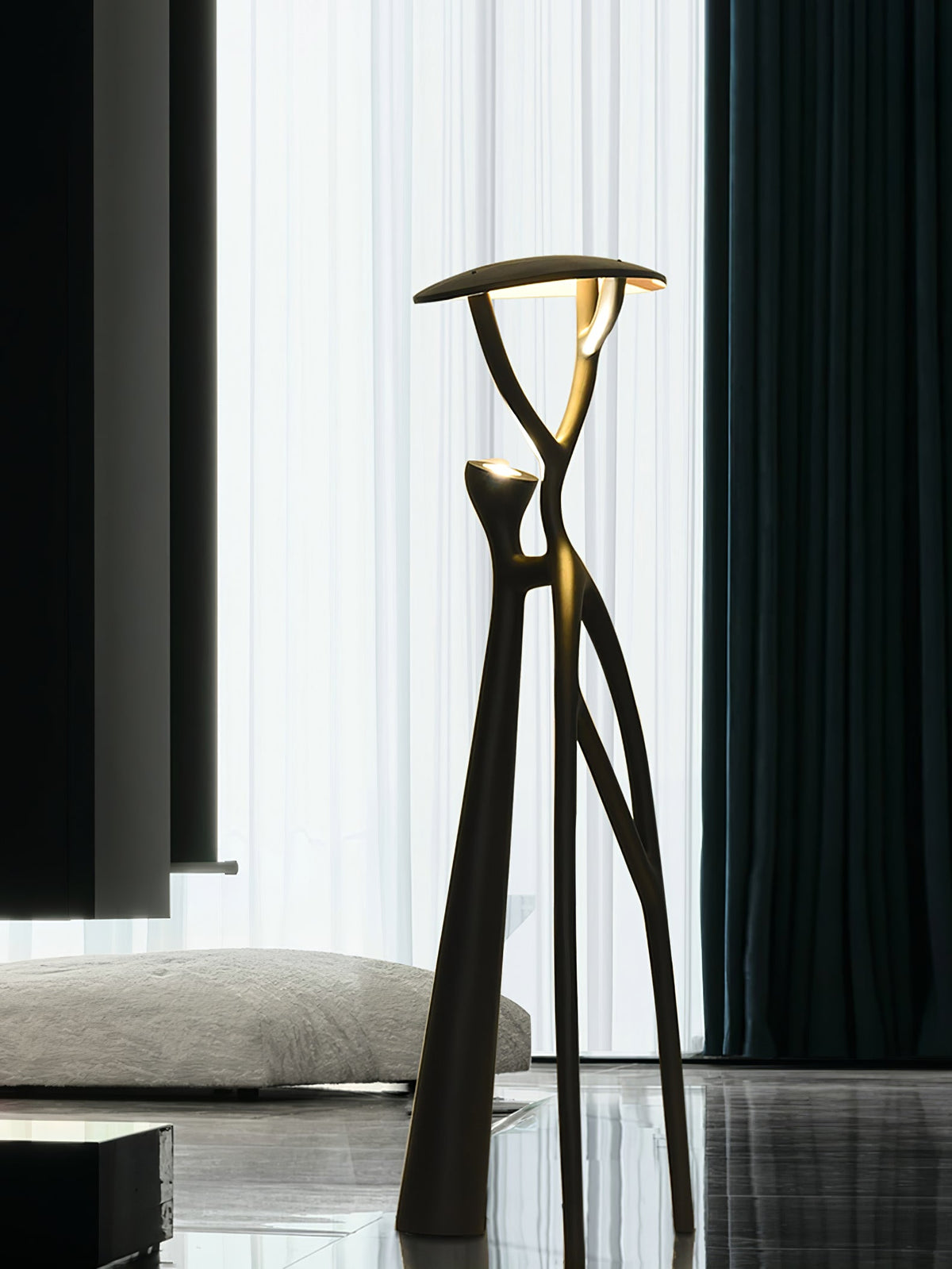 Seluia Gothic Tree Sculpture Floor Lamp