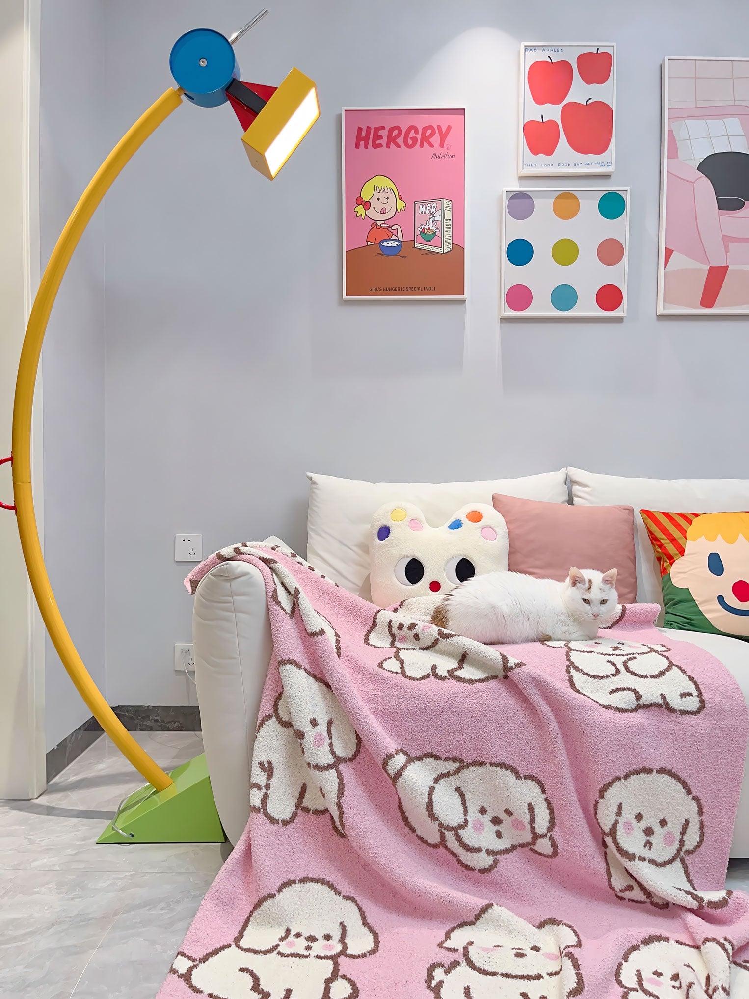Ecori Acrylic Artistic Floor Lamp