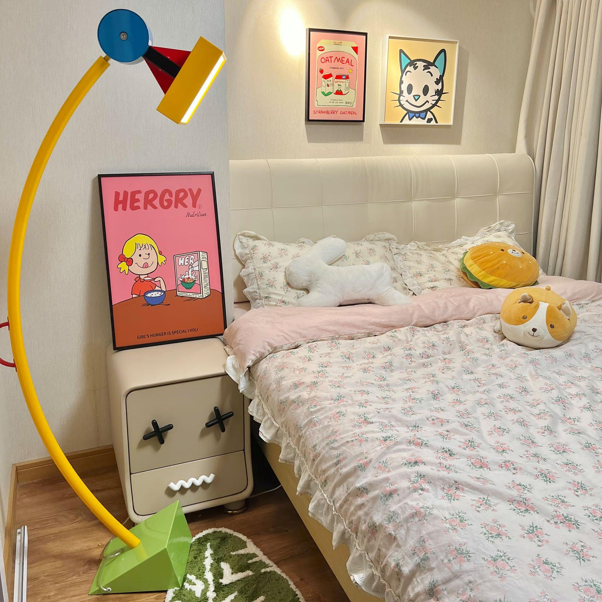 Ecori Acrylic Artistic Floor Lamp