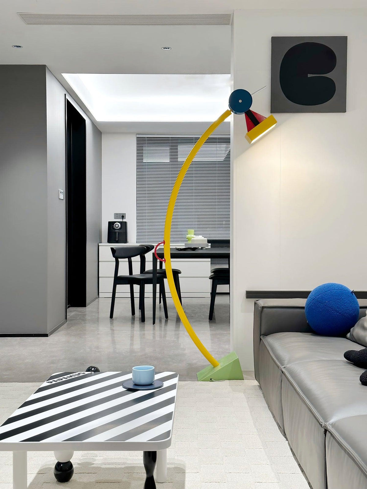 Ecori Acrylic Artistic Floor Lamp