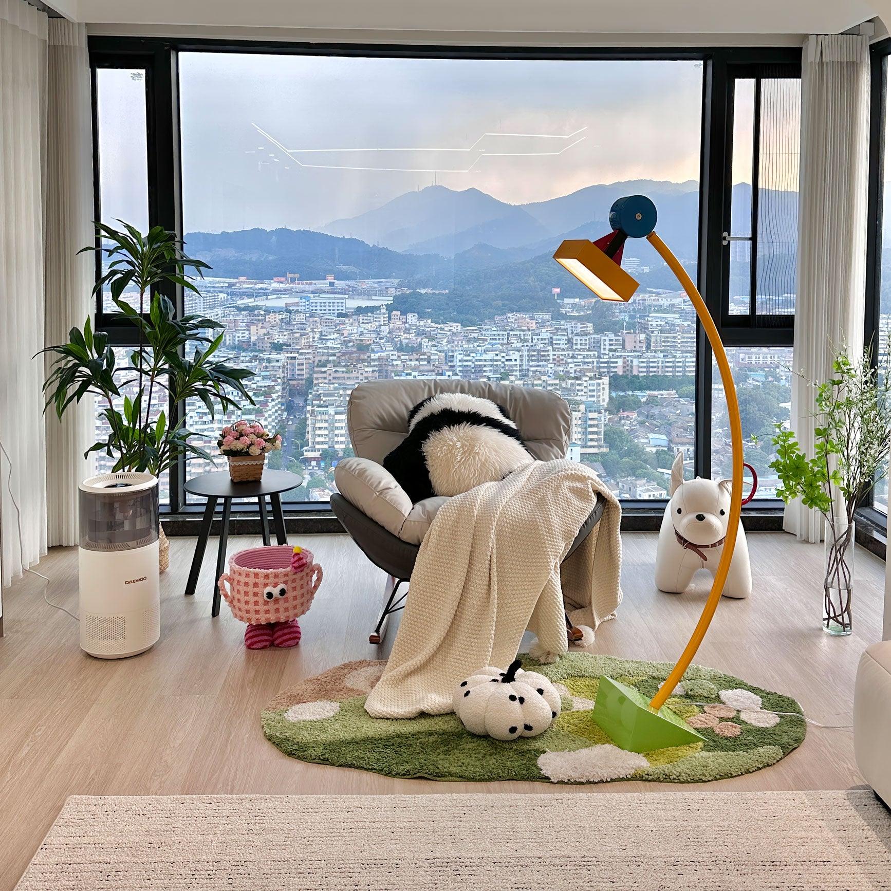 Ecori Acrylic Artistic Floor Lamp