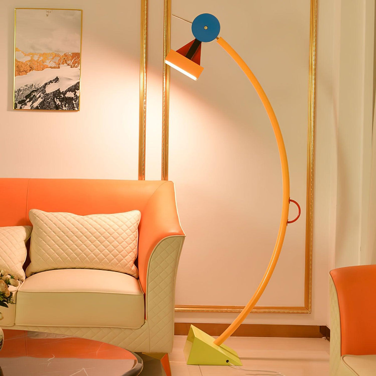 Ecori Acrylic Artistic Floor Lamp
