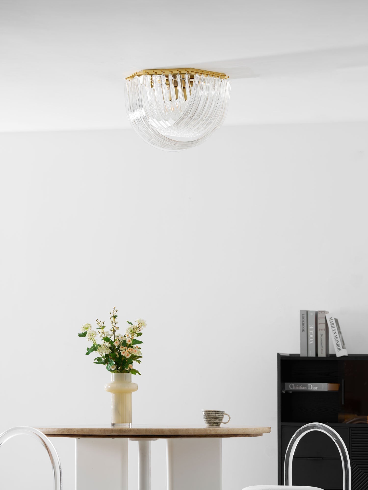 Nern Postmodern Luxury Glass Ceiling Lamp