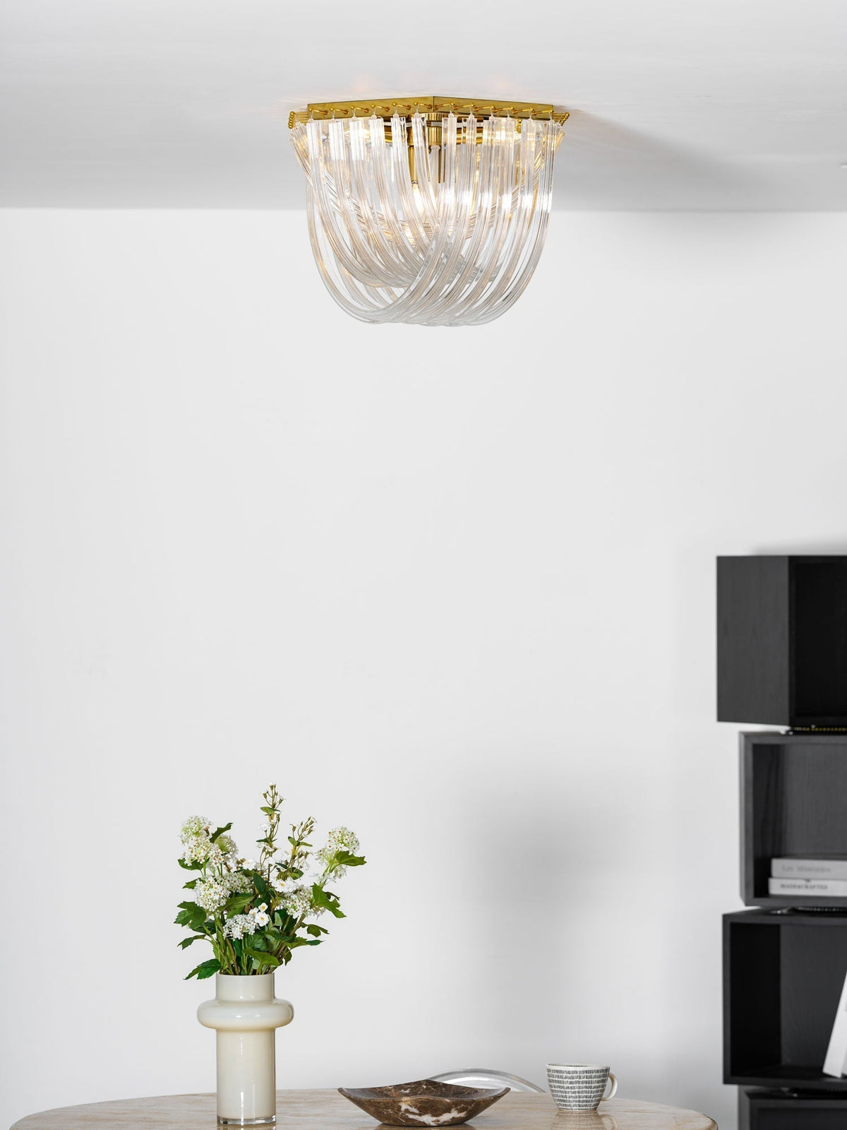 Nern Postmodern Luxury Glass Ceiling Lamp