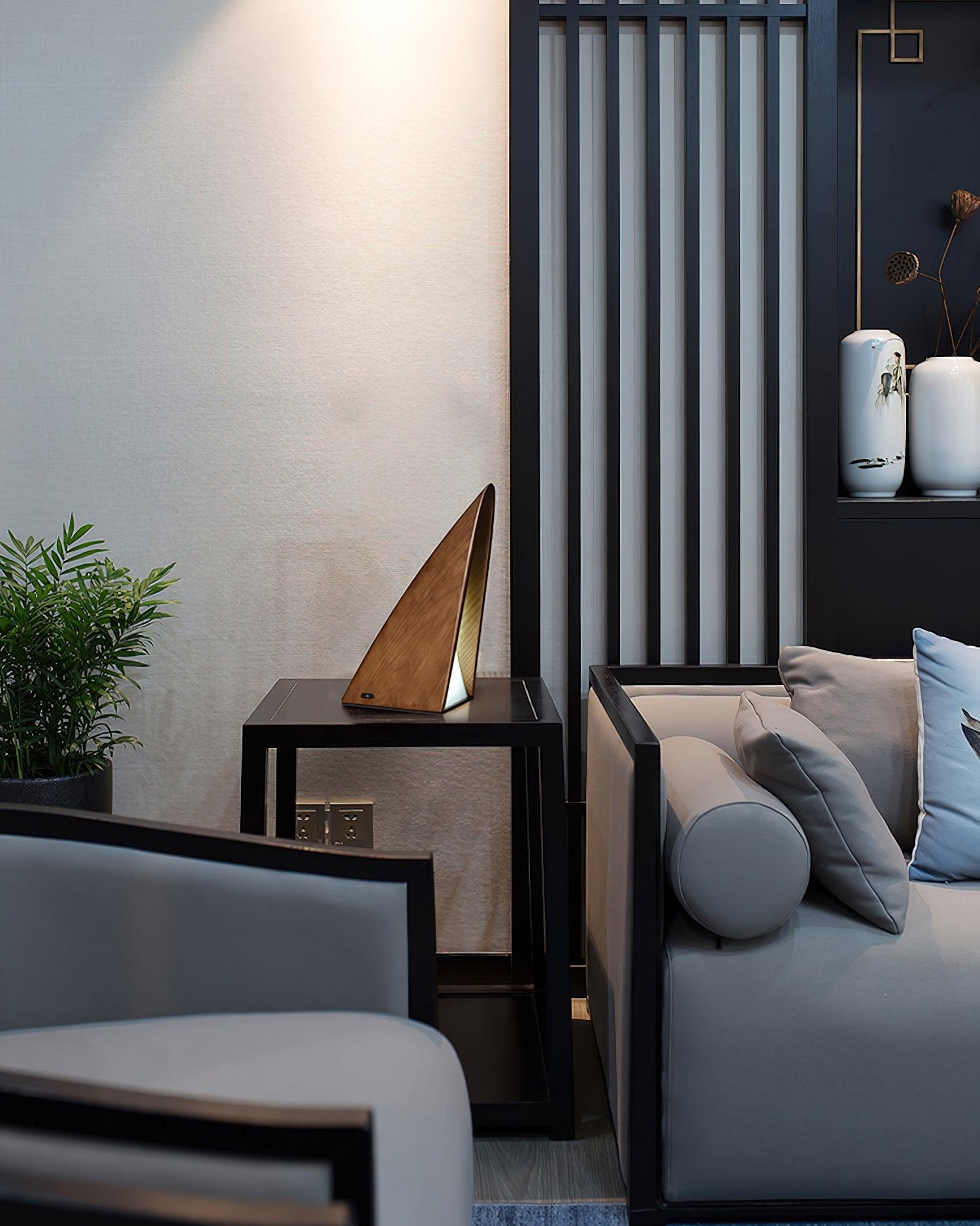Justin Minimalist Wood Table Lamp
