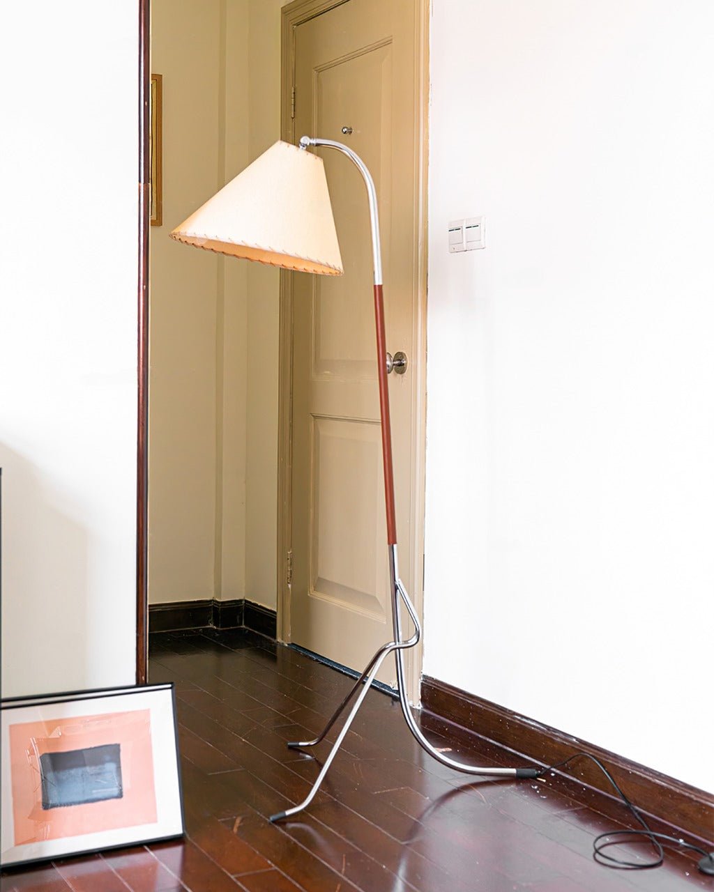 Lysandir Arc-shaped Wood Floor Lamp