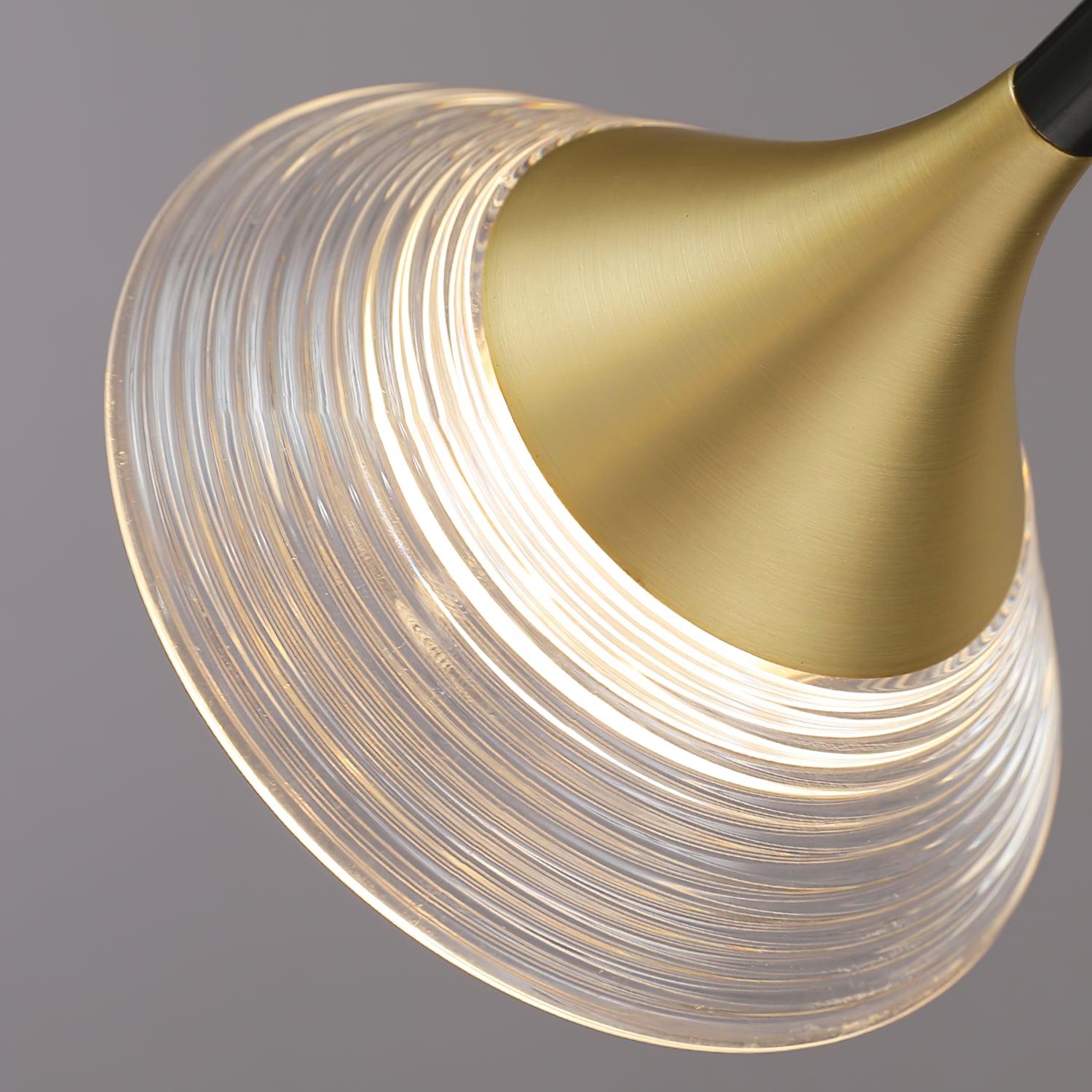 Myzoraris Mid Century Modern Glass Chandelier