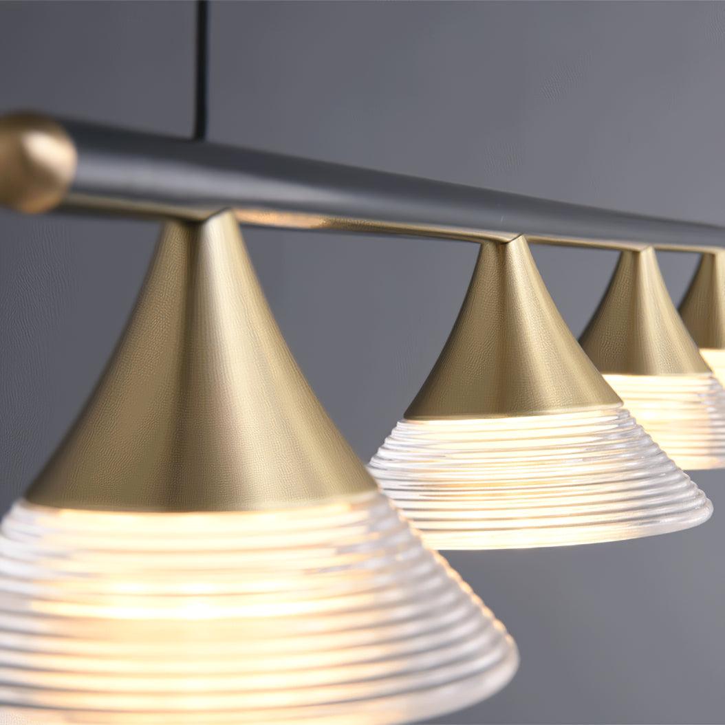 Auranielle Mid Century Modern Brass Pendant Light
