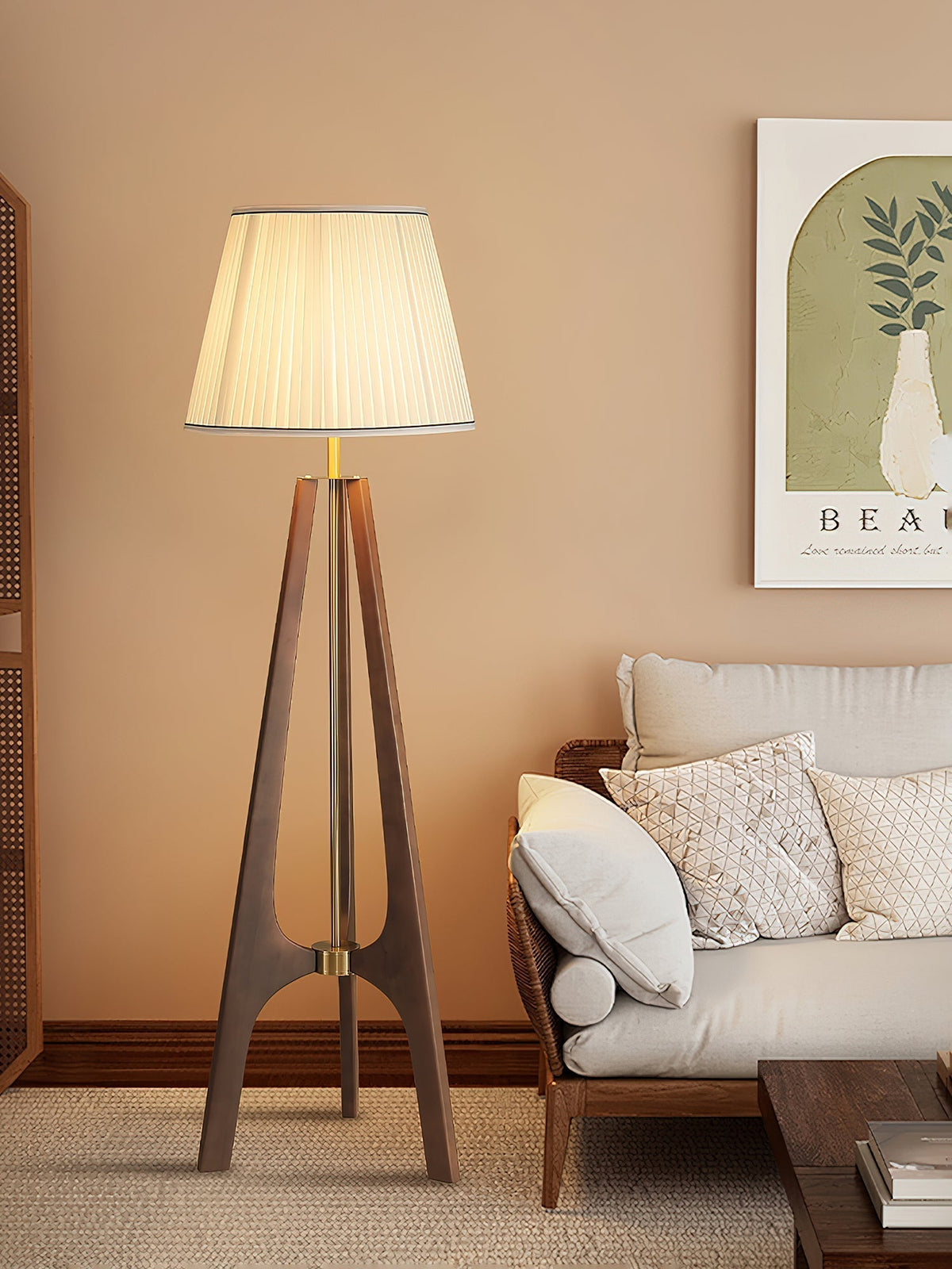 Halvyn Tripod Floor Lamp