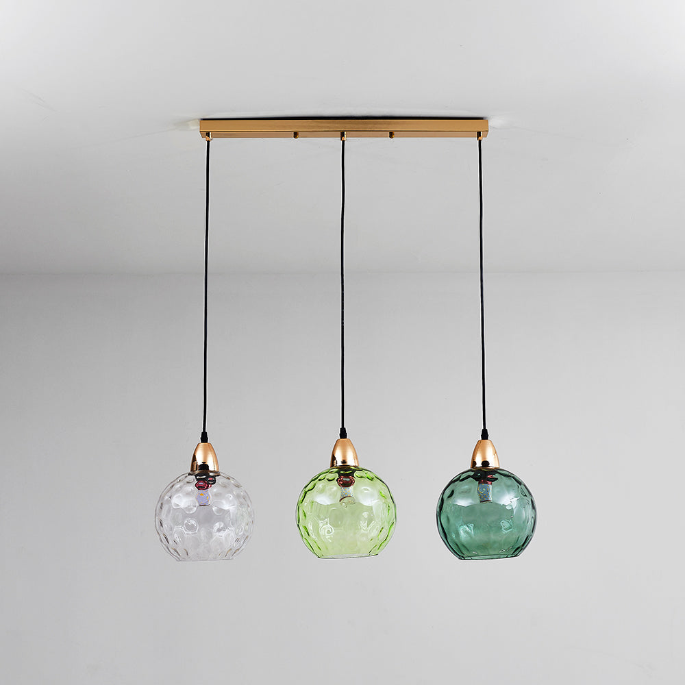 Valentina Pendant Light Water Ripple Cluster, 3 Head - Neutral Decor