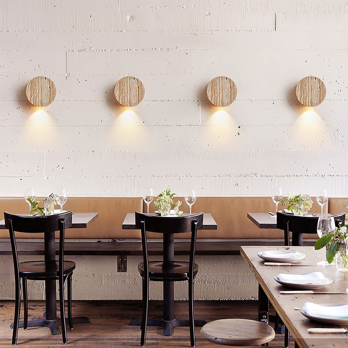 Tavoraya Travertine Wall Lamp