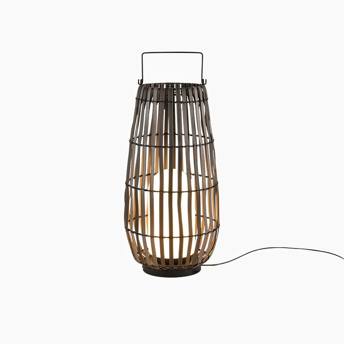 Veshael Tropic Braid Lantern Outdoor Lamp