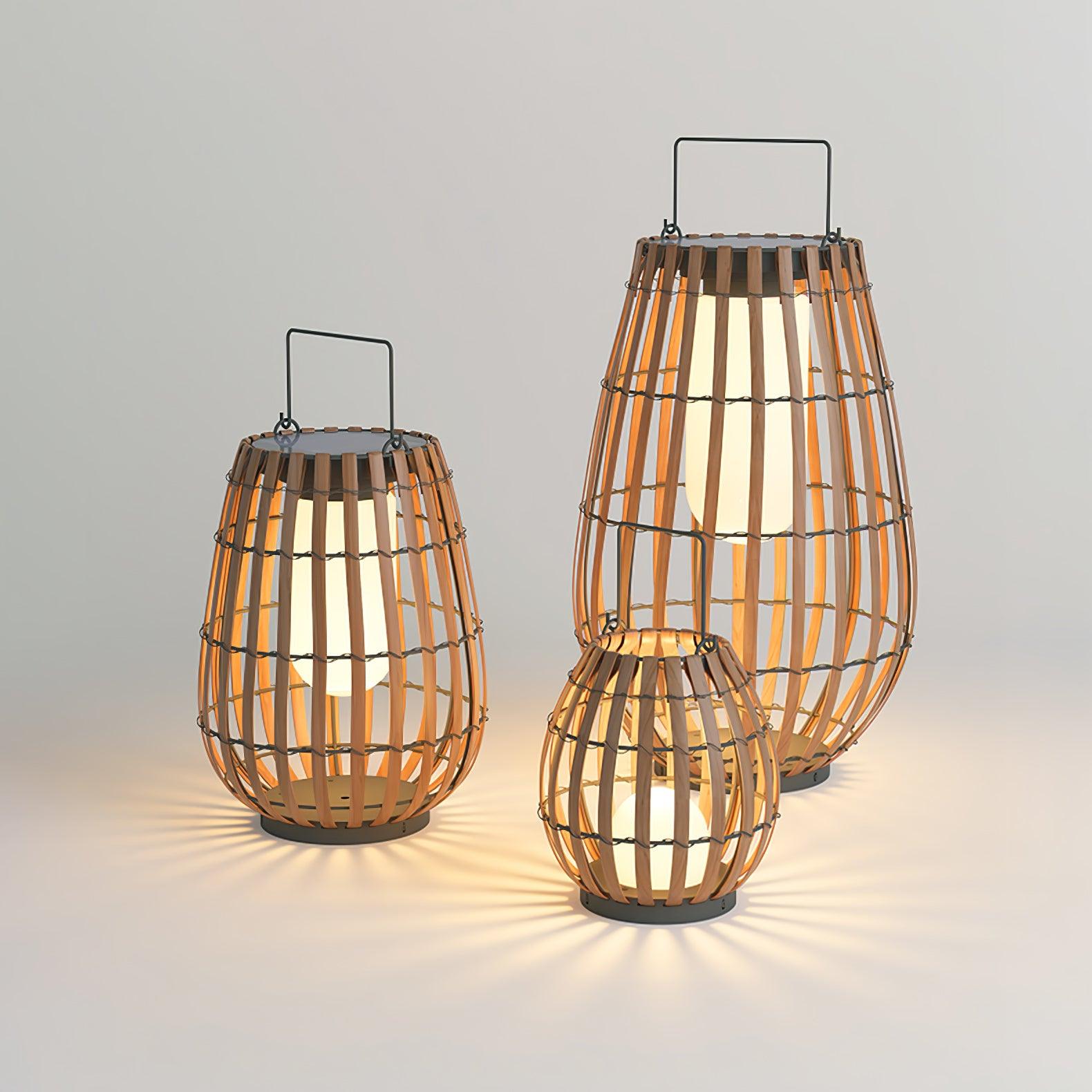 Veshael Tropic Braid Lantern Outdoor Lamp
