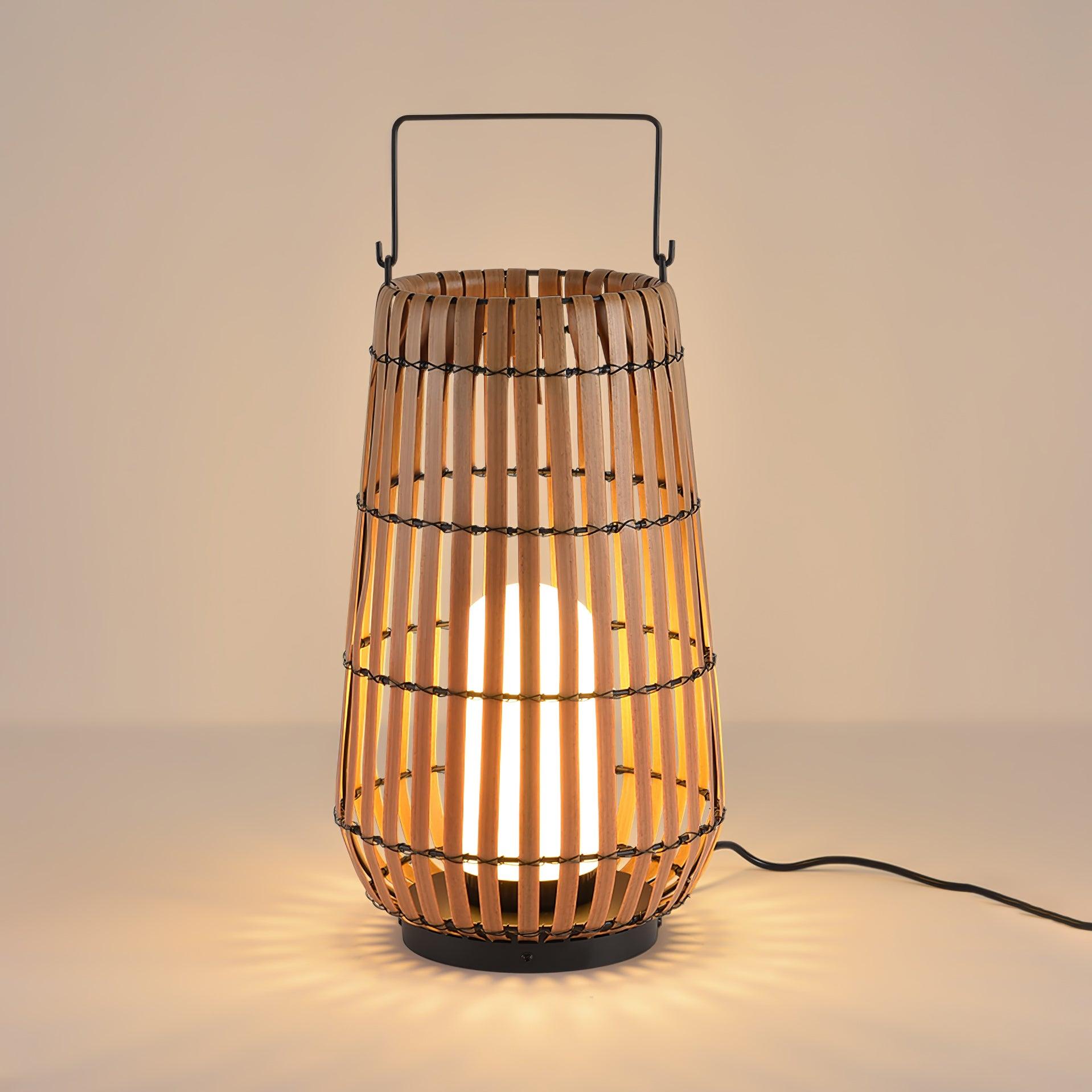 Veshael Tropic Braid Lantern Outdoor Lamp