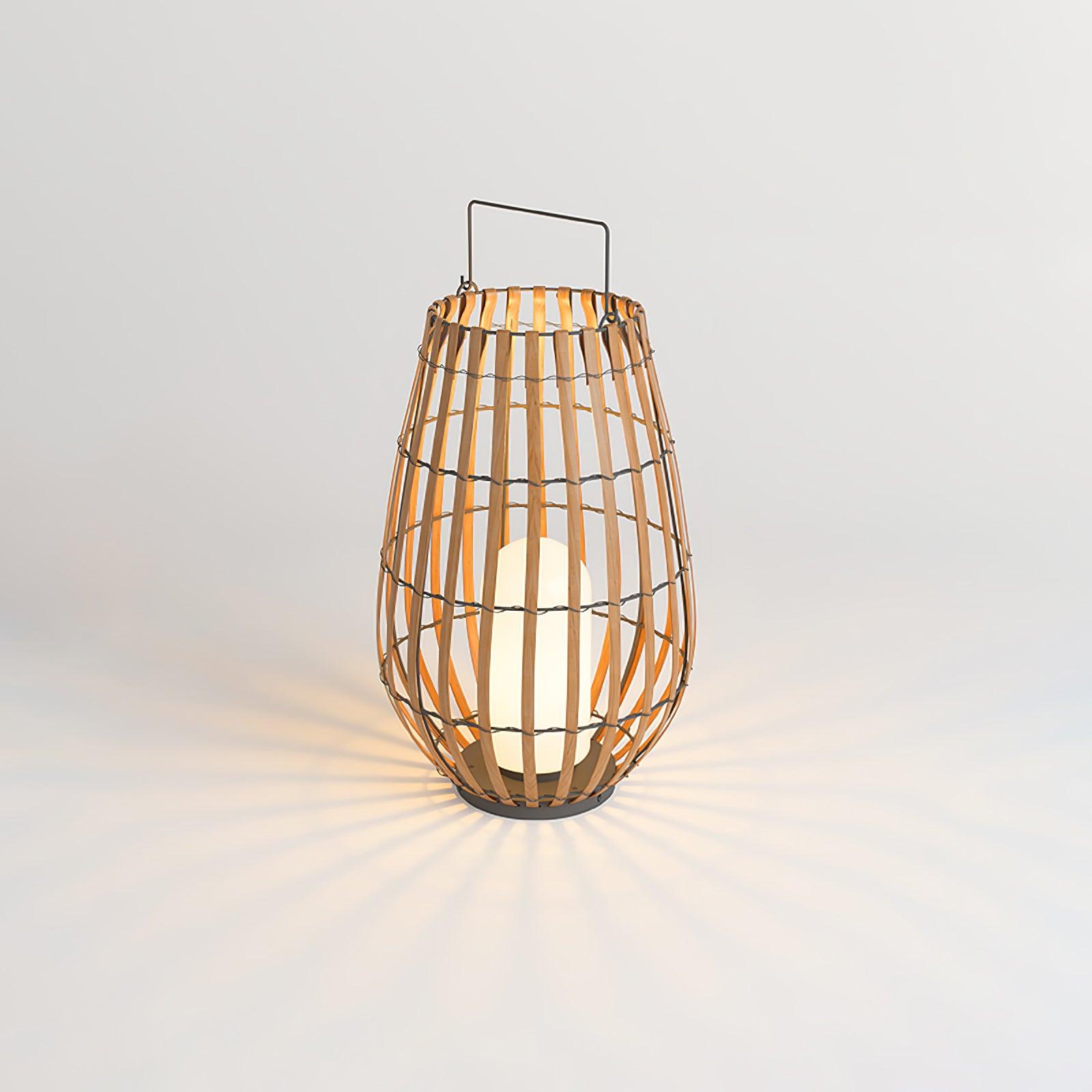 Veshael Tropic Braid Lantern Outdoor Lamp