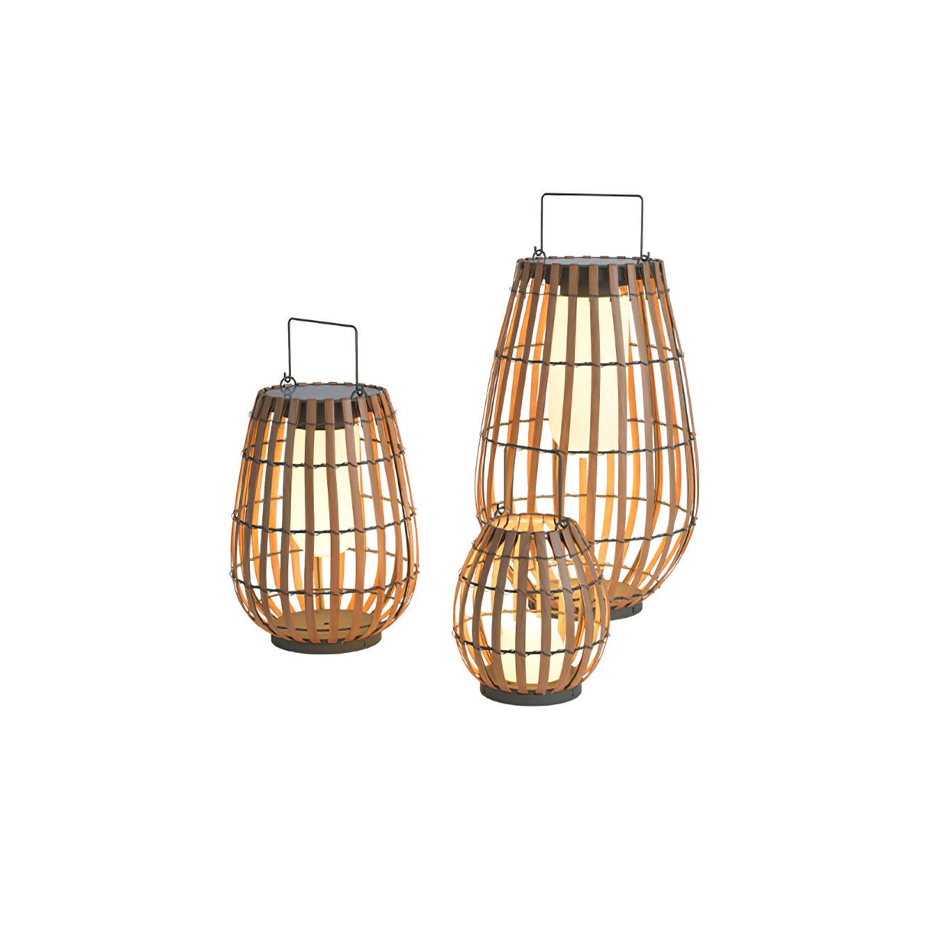Veshael Tropic Braid Lantern Outdoor Lamp
