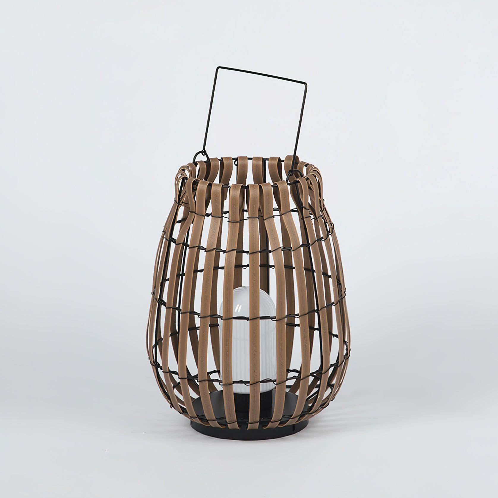 Veshael Tropic Braid Lantern Outdoor Lamp