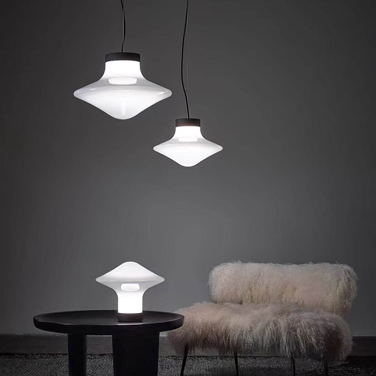 Esoleth Premium Nordic Art Glass Pendant Lamp