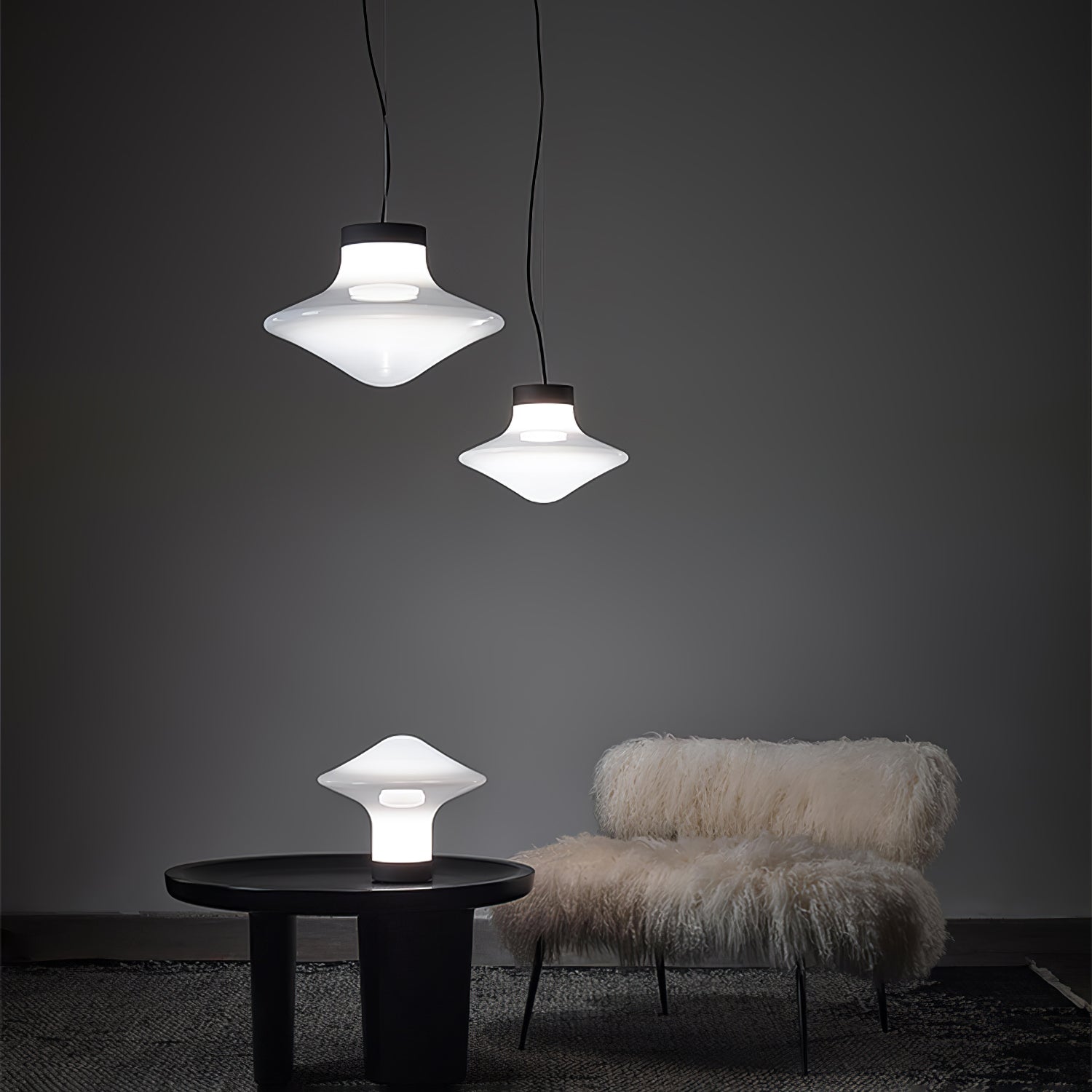 Esoleth Premium Nordic Art Glass Pendant Lamp