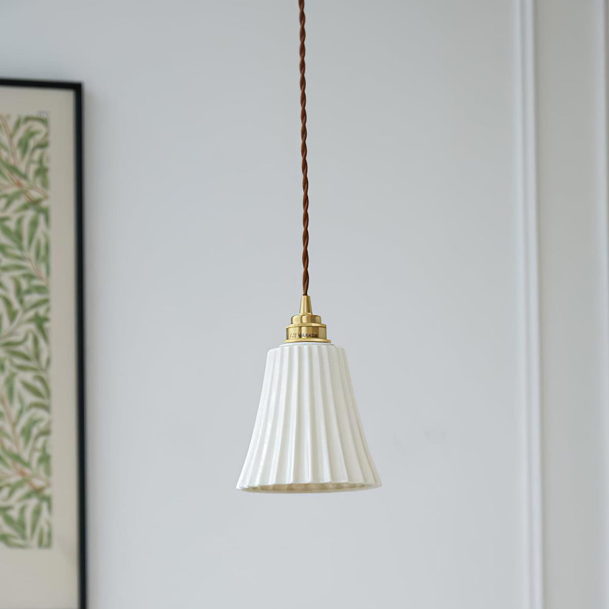 Mirirette Premium Nordic Art Trumpet Ceramic Pendant Light