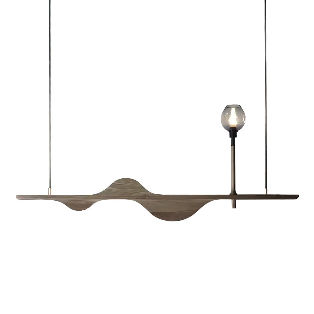 Cushais Wave Wood Pendant Light