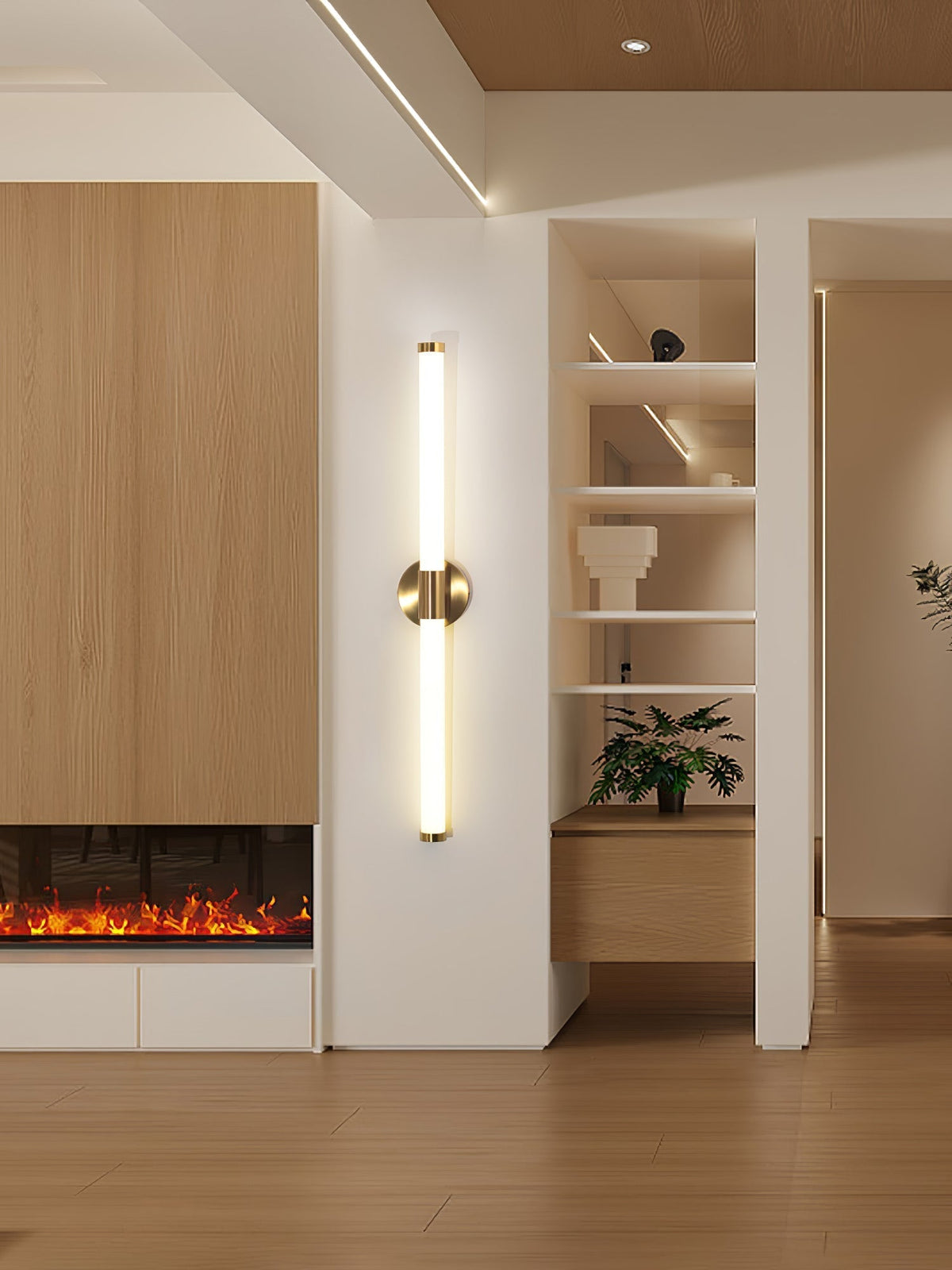 Cecarir Art Tubo Linear LED Wall Lamp