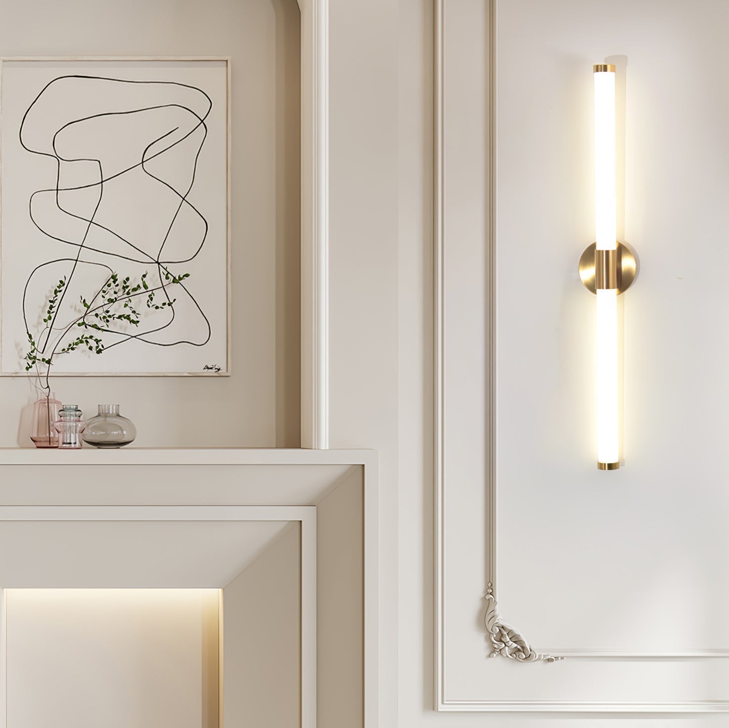 Cecarir Art Tubo Linear LED Wall Lamp