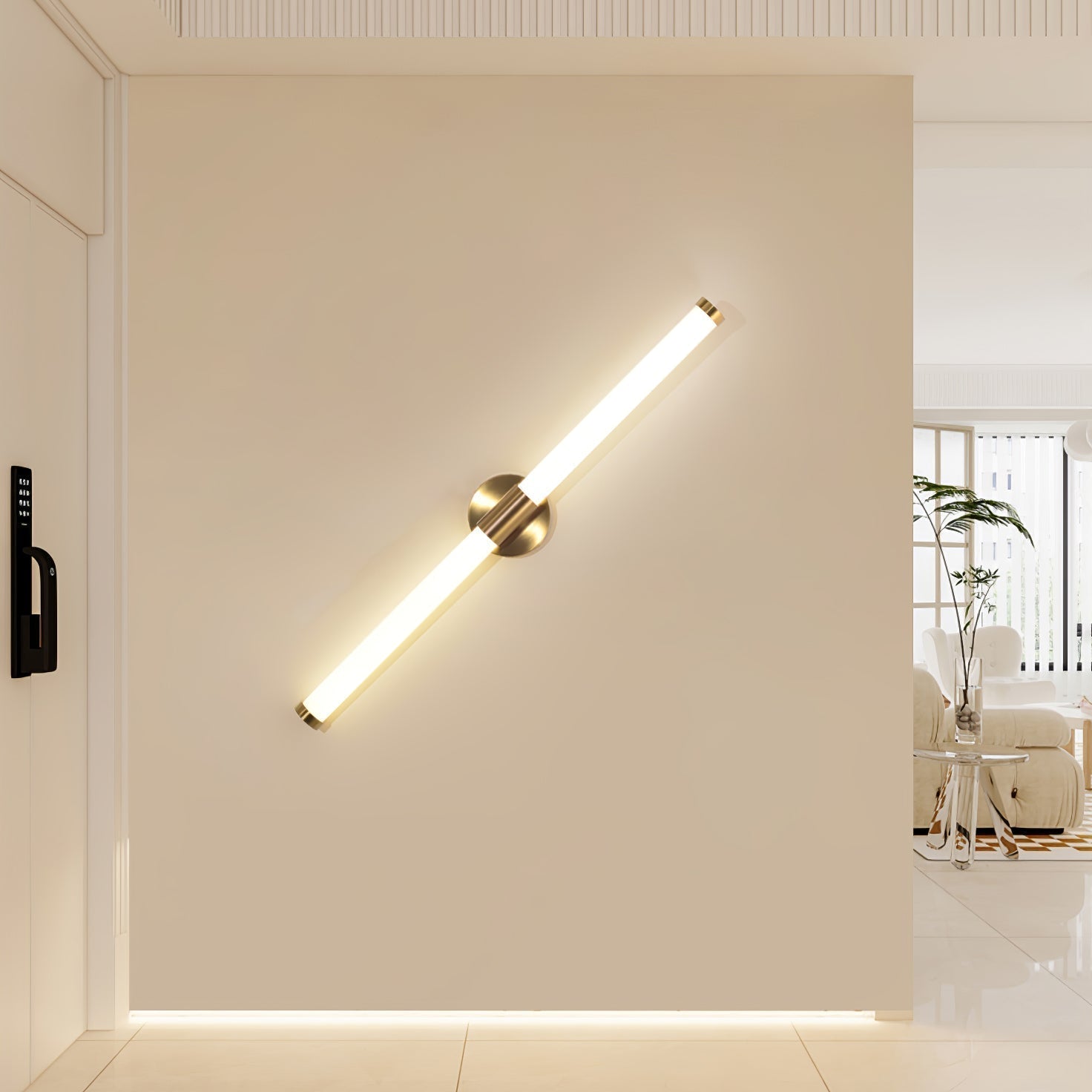 Cecarir Art Tubo Linear LED Wall Lamp