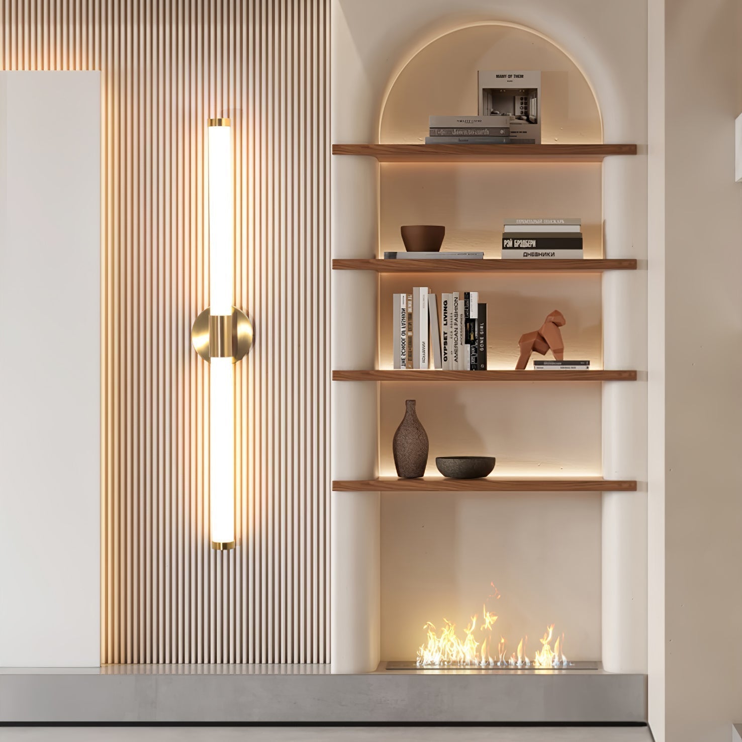 Cecarir Art Tubo Linear LED Wall Lamp