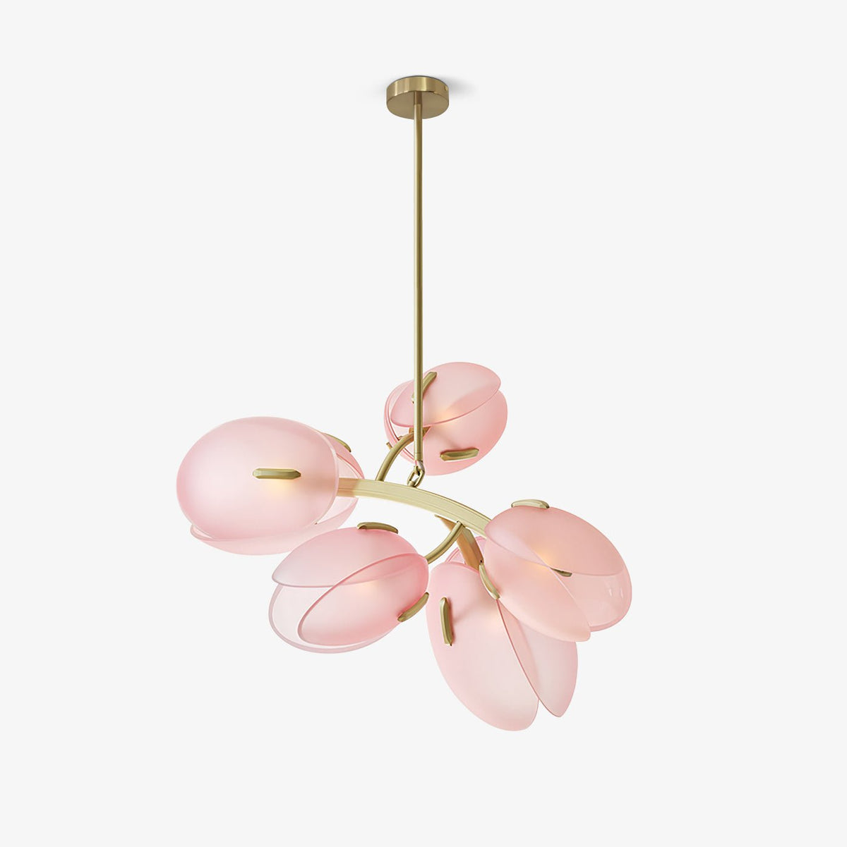Blossom Contemporary Glass Chandelier