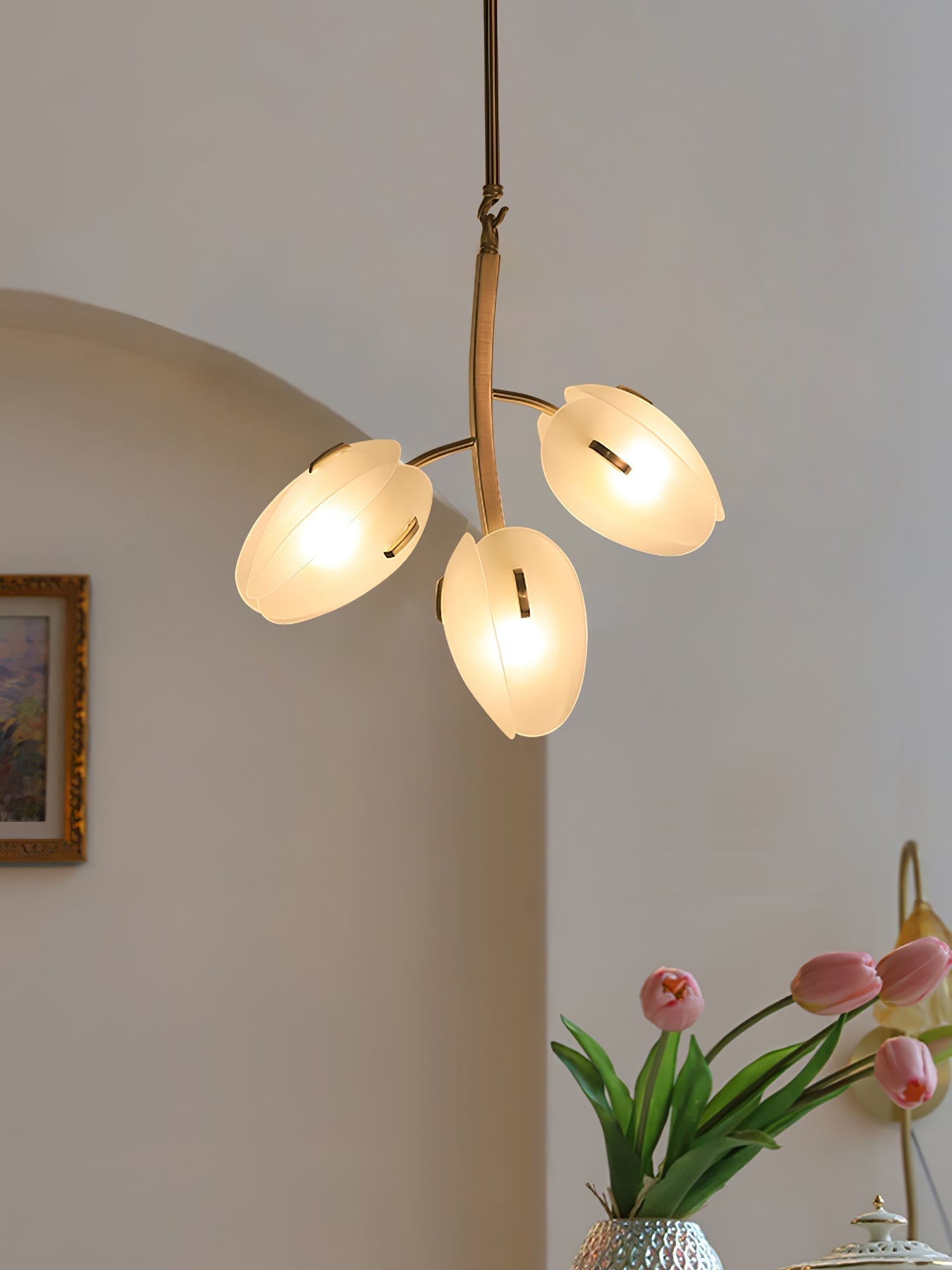 Blossom Contemporary Glass Chandelier