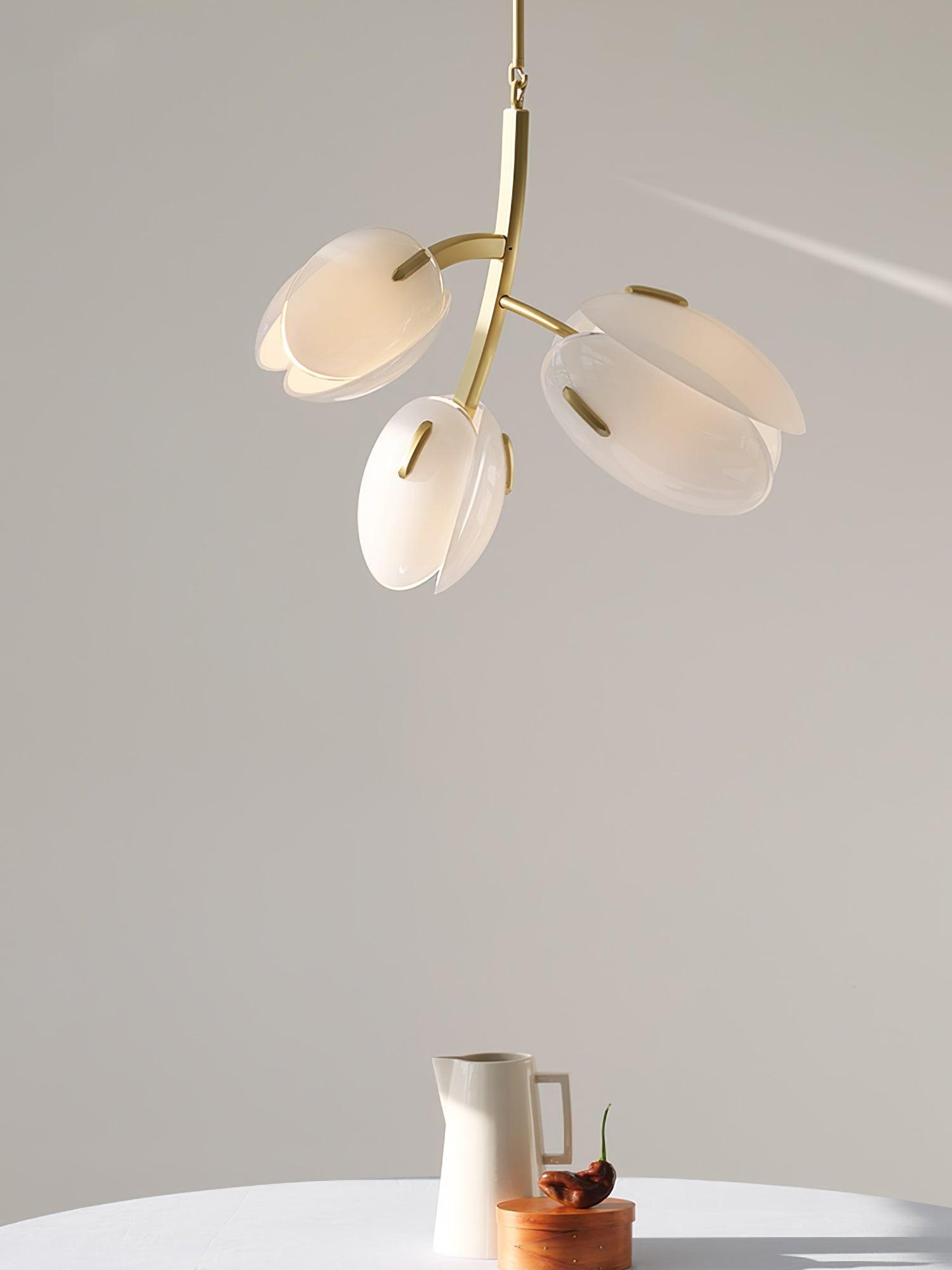 Blossom Contemporary Glass Chandelier