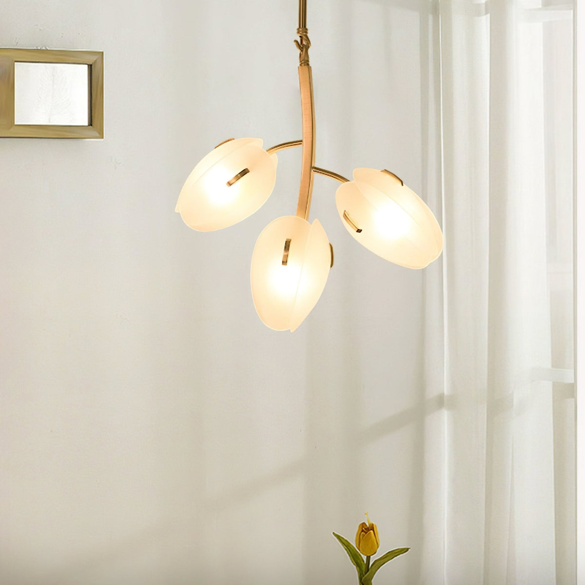 Blossom Contemporary Glass Chandelier