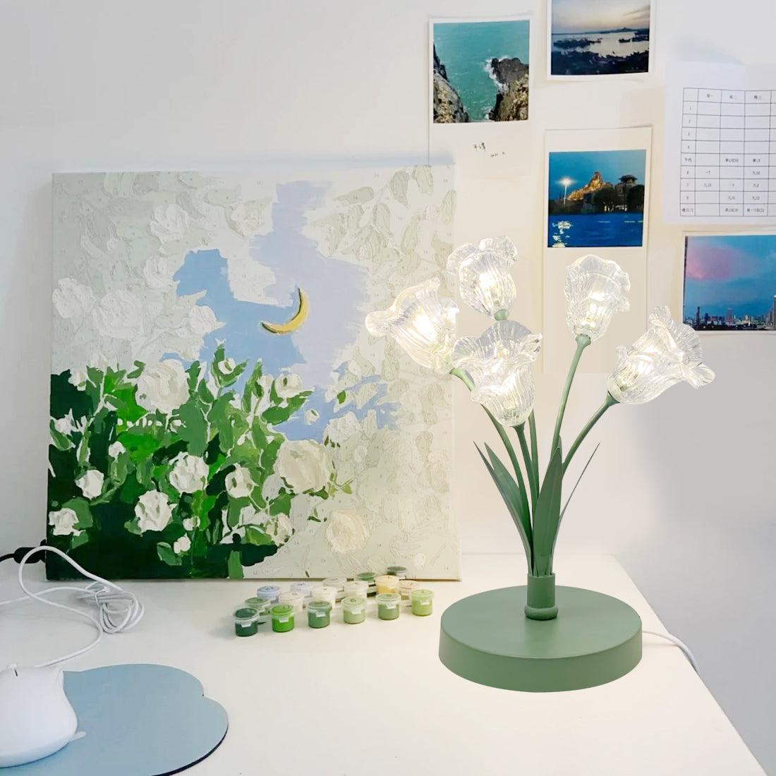 Aurdoril Whimsical Glass Table Lamp