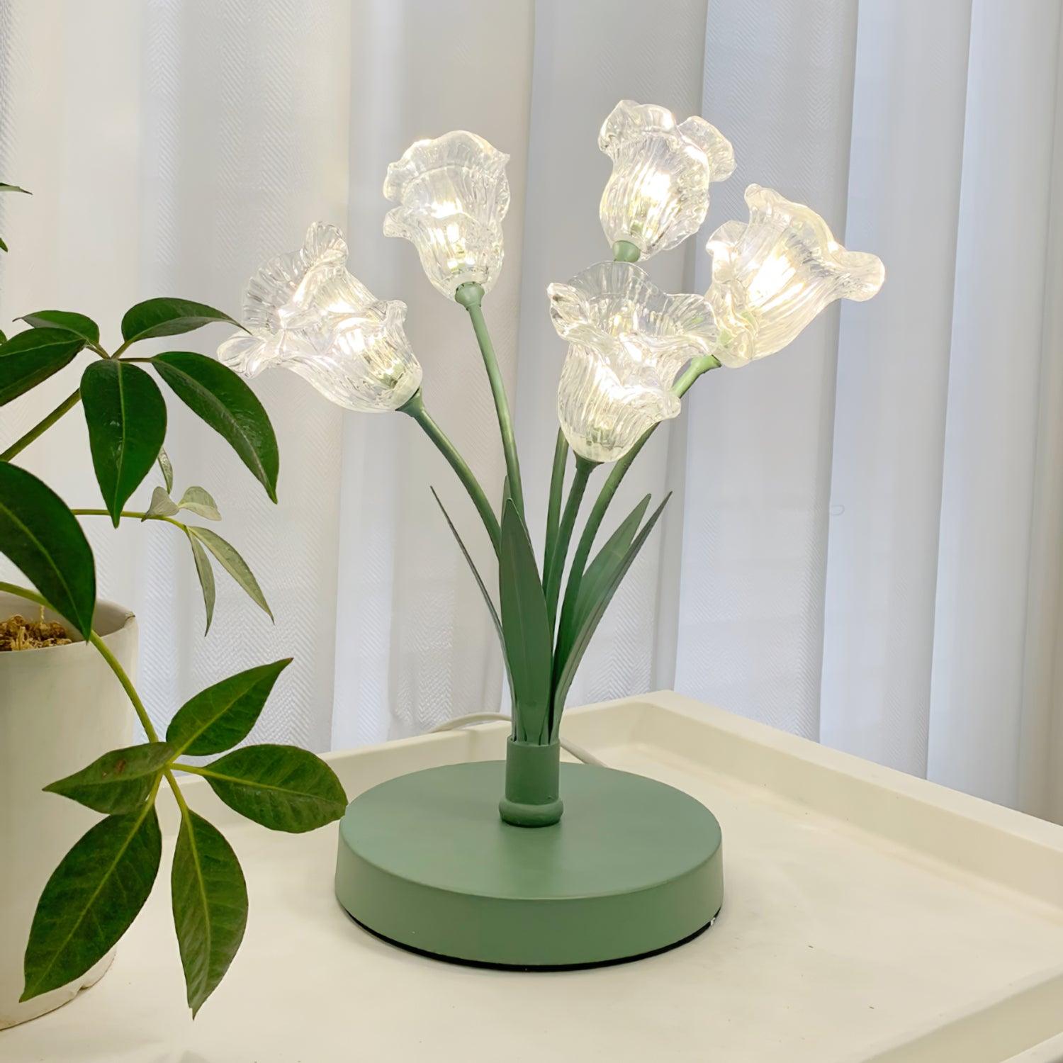 Aurdoril Whimsical Glass Table Lamp