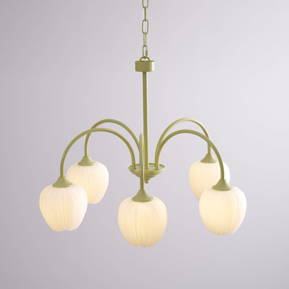 Fairmere Tulip Matcha Chandelier