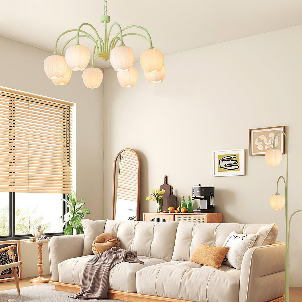 Margaux Fresh Tulip Chandeliers
