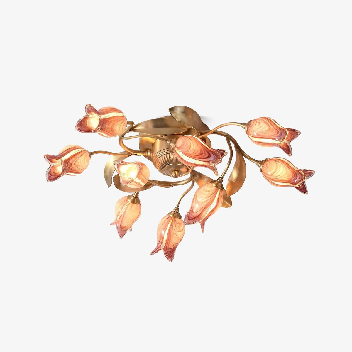 Vathaos Tulip Serenade Glass Ceiling Lamp