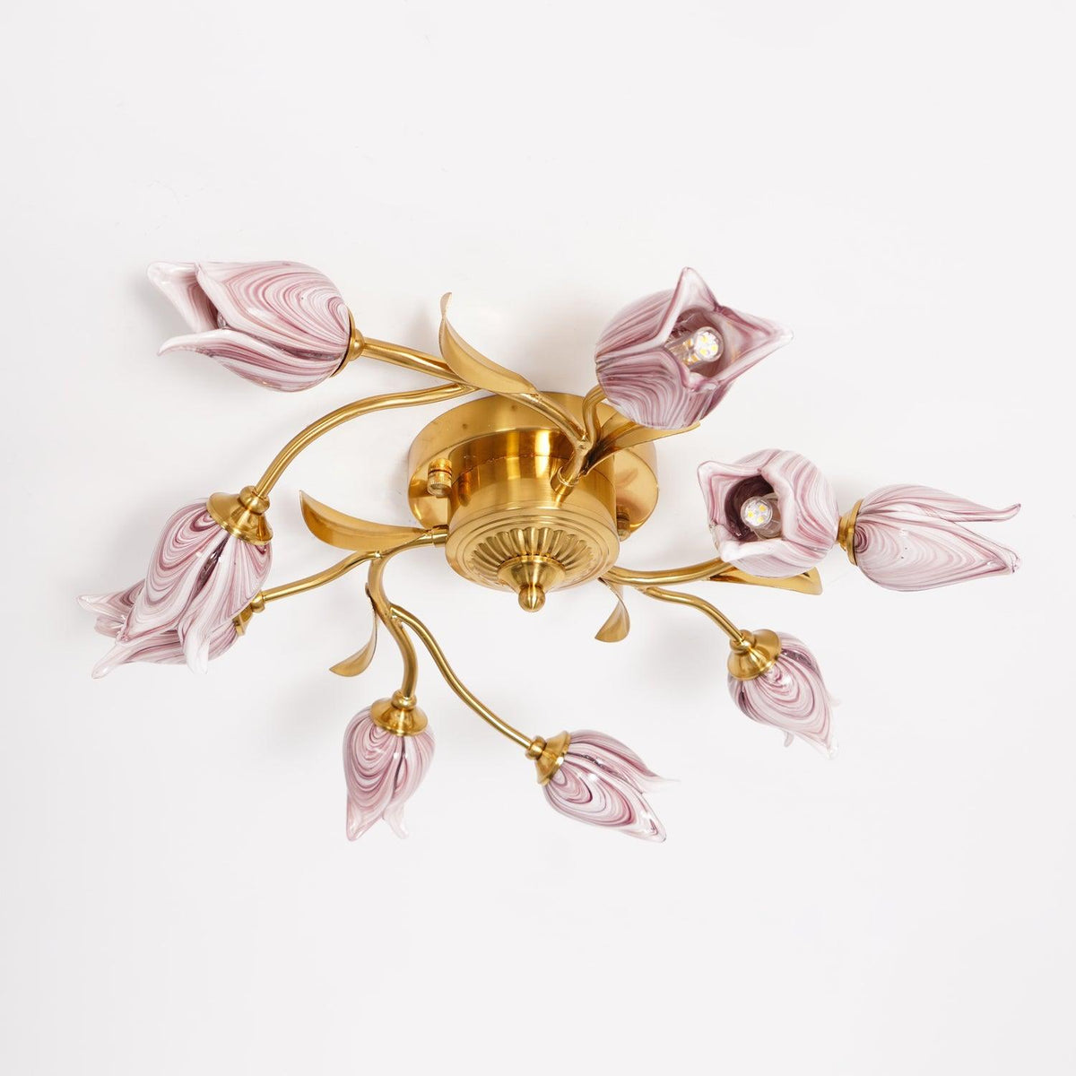 Vathaos Tulip Serenade Glass Ceiling Lamp