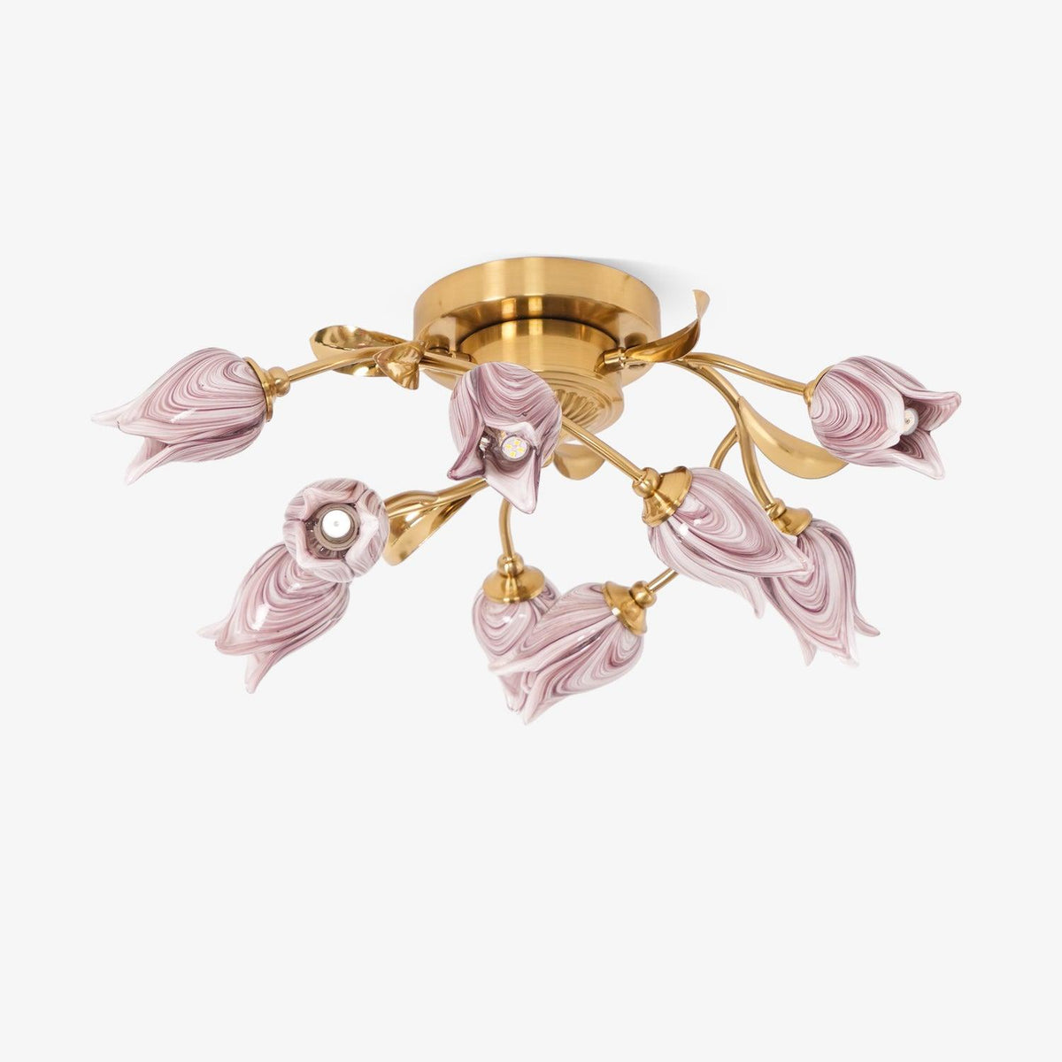 Vathaos Tulip Serenade Glass Ceiling Lamp