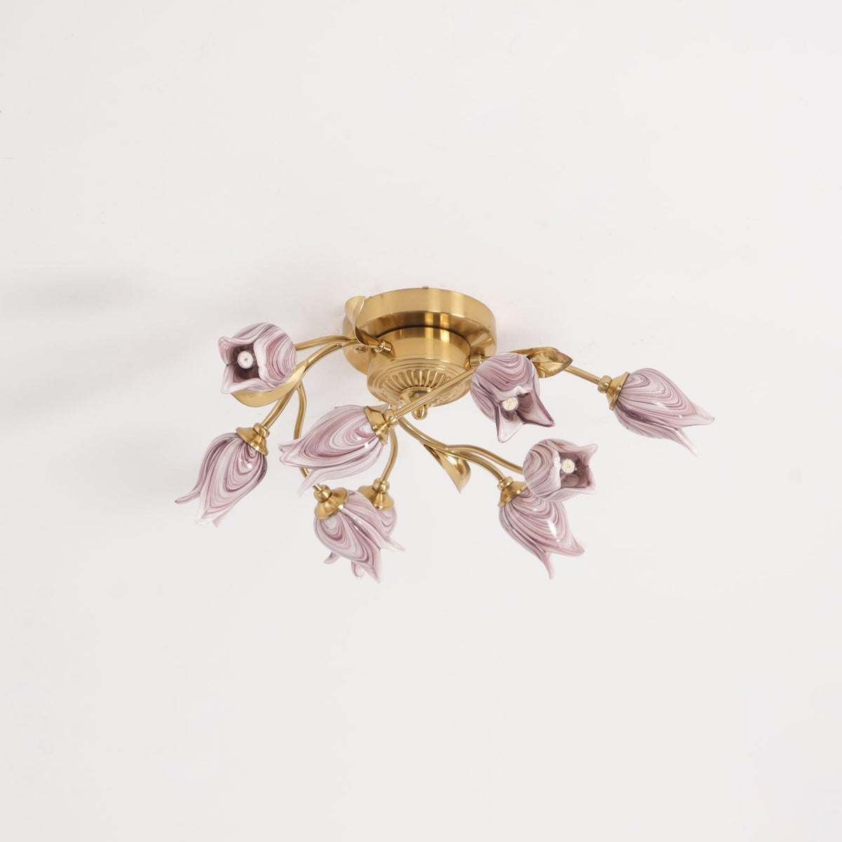 Vathaos Tulip Serenade Glass Ceiling Lamp