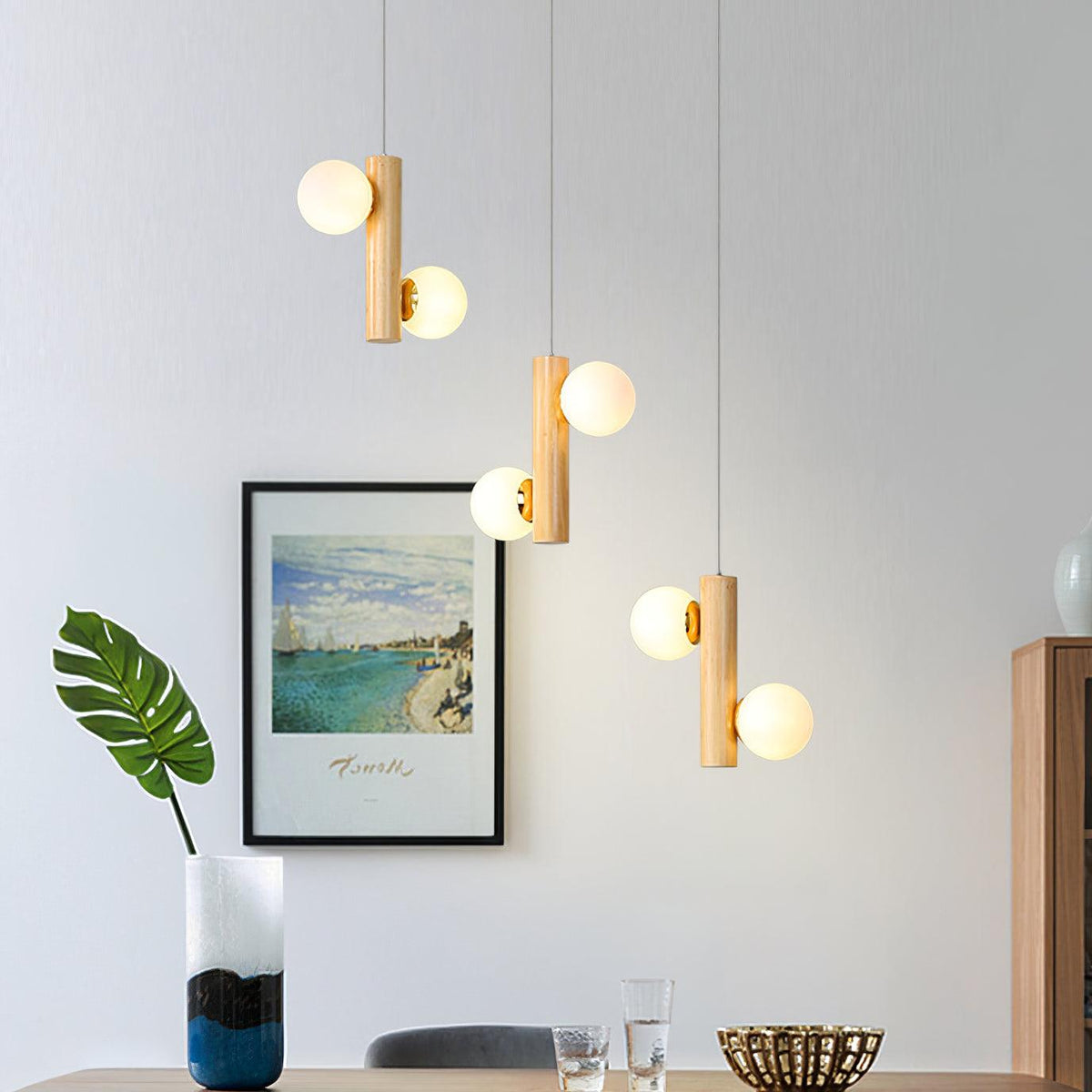 Solstica Wood Classic Pendant Lamp