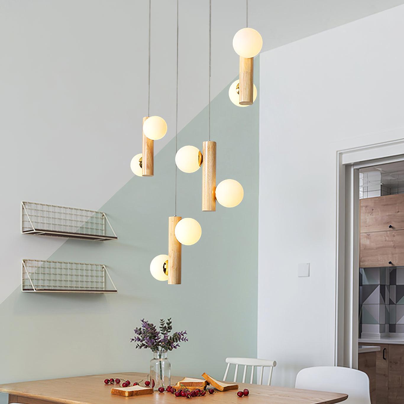 Solstica Wood Classic Pendant Lamp