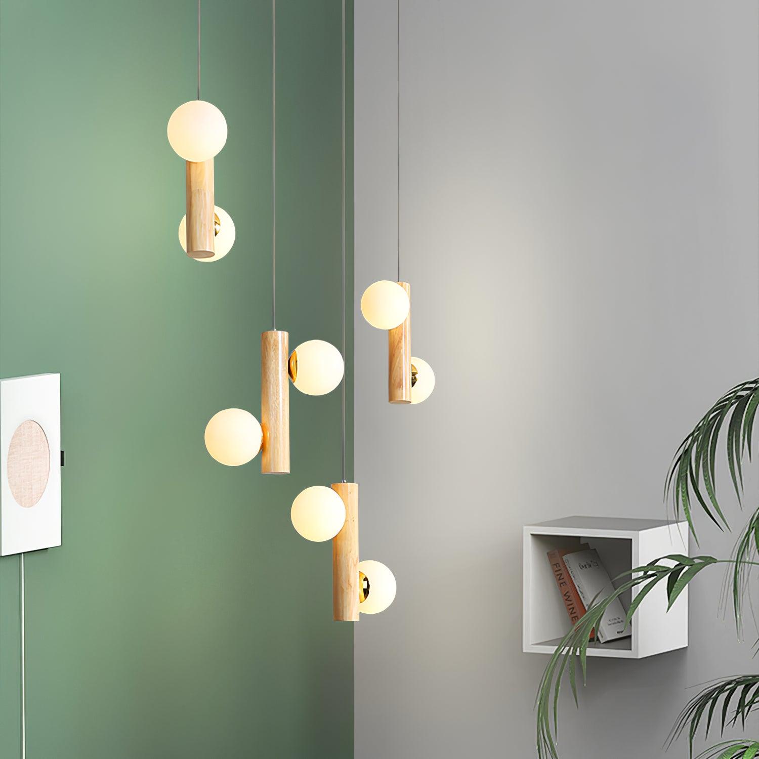Solstica Wood Classic Pendant Lamp