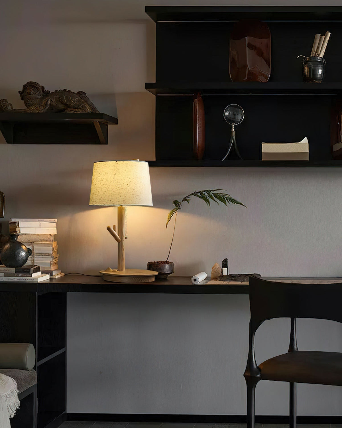 Branch Rustic Wood Table Lamp