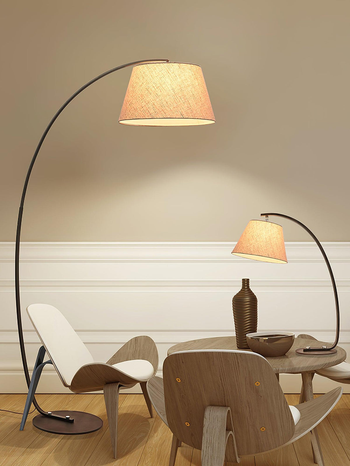 Sernis Fabric Artistic Floor Lamp