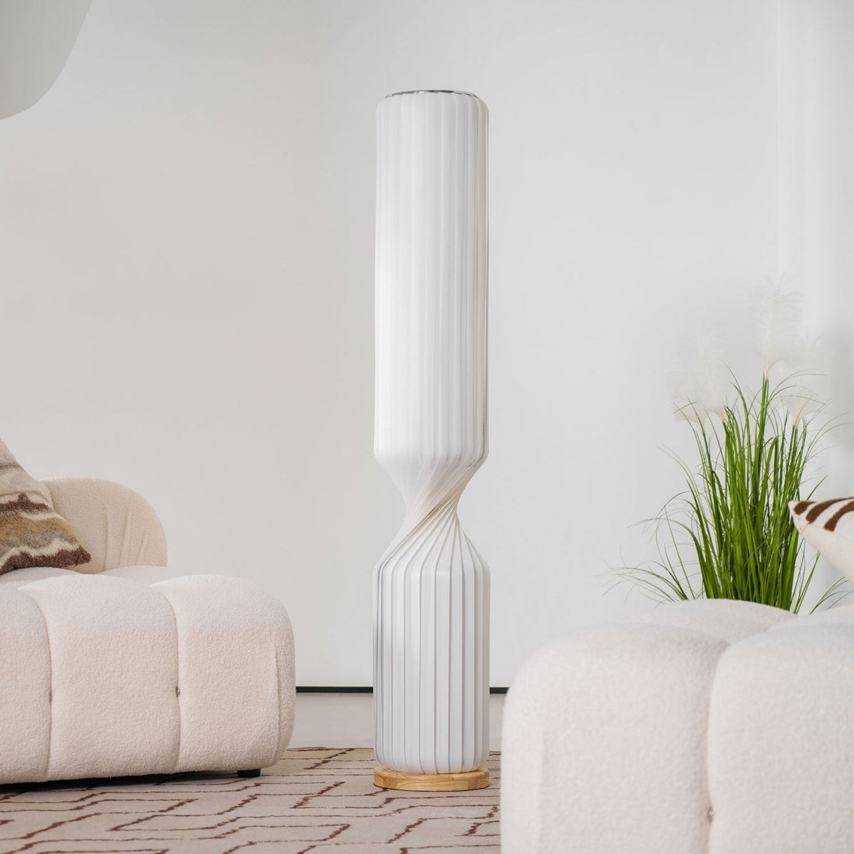Oraeoril Modern PVC Floor Lamp